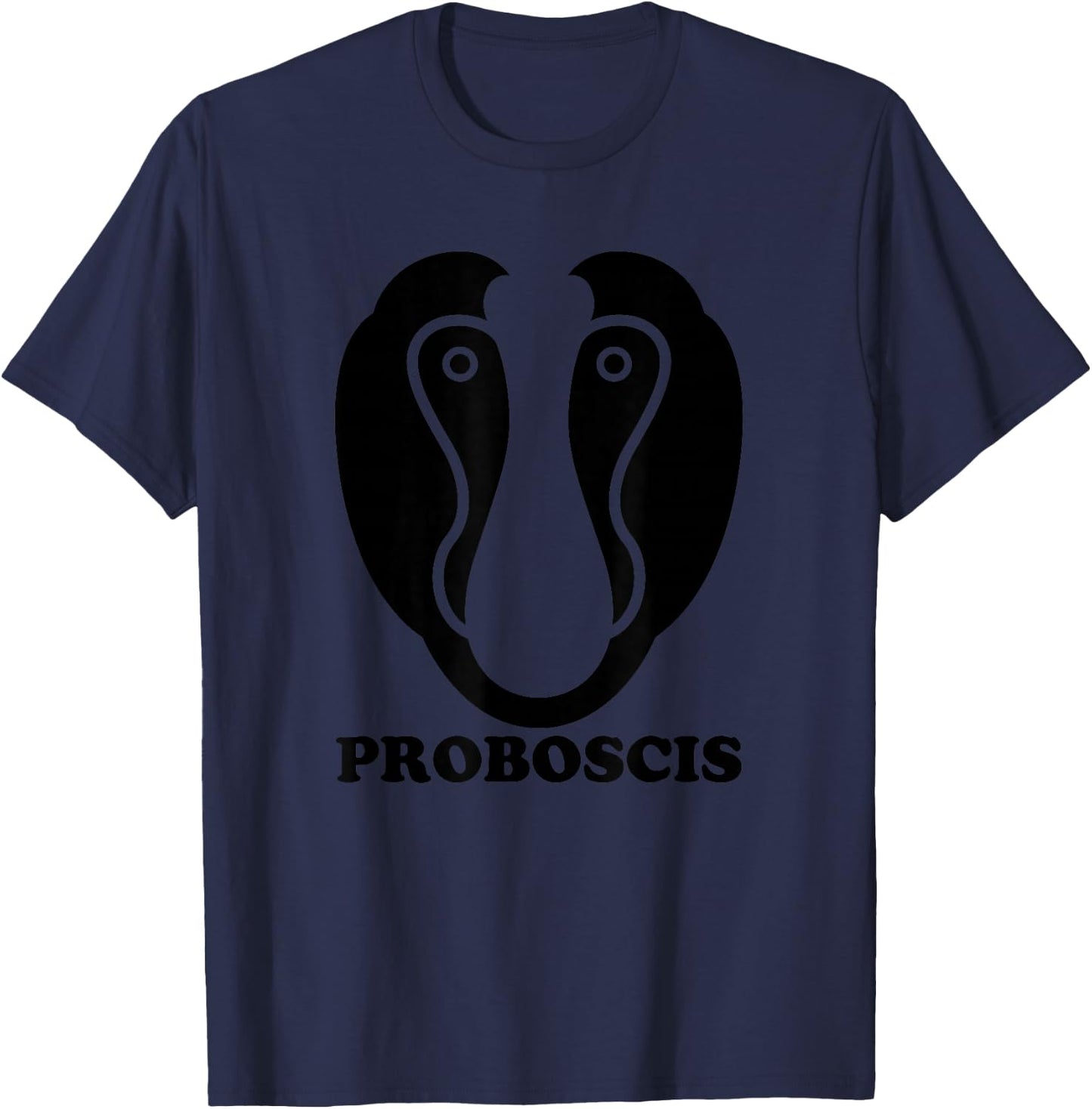 Proboscis Monkey - Primatology Borneo Primate Biology Nature T-Shirt - T-Shirt | Navy