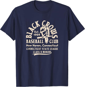 Vintage Crowes Defunct Connecticut New Haven Baseball Club T-Shirt - T-Shirt | Navy