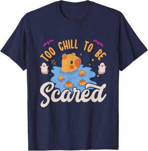 Spooky Capybara Squad Rodent Animal Halloween Capybara T-Shirt - T-Shirt | Navy