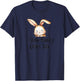 Some Bunny Loves You Cute Rabbit Illustration T-Shirt - T-Shirt | Navy