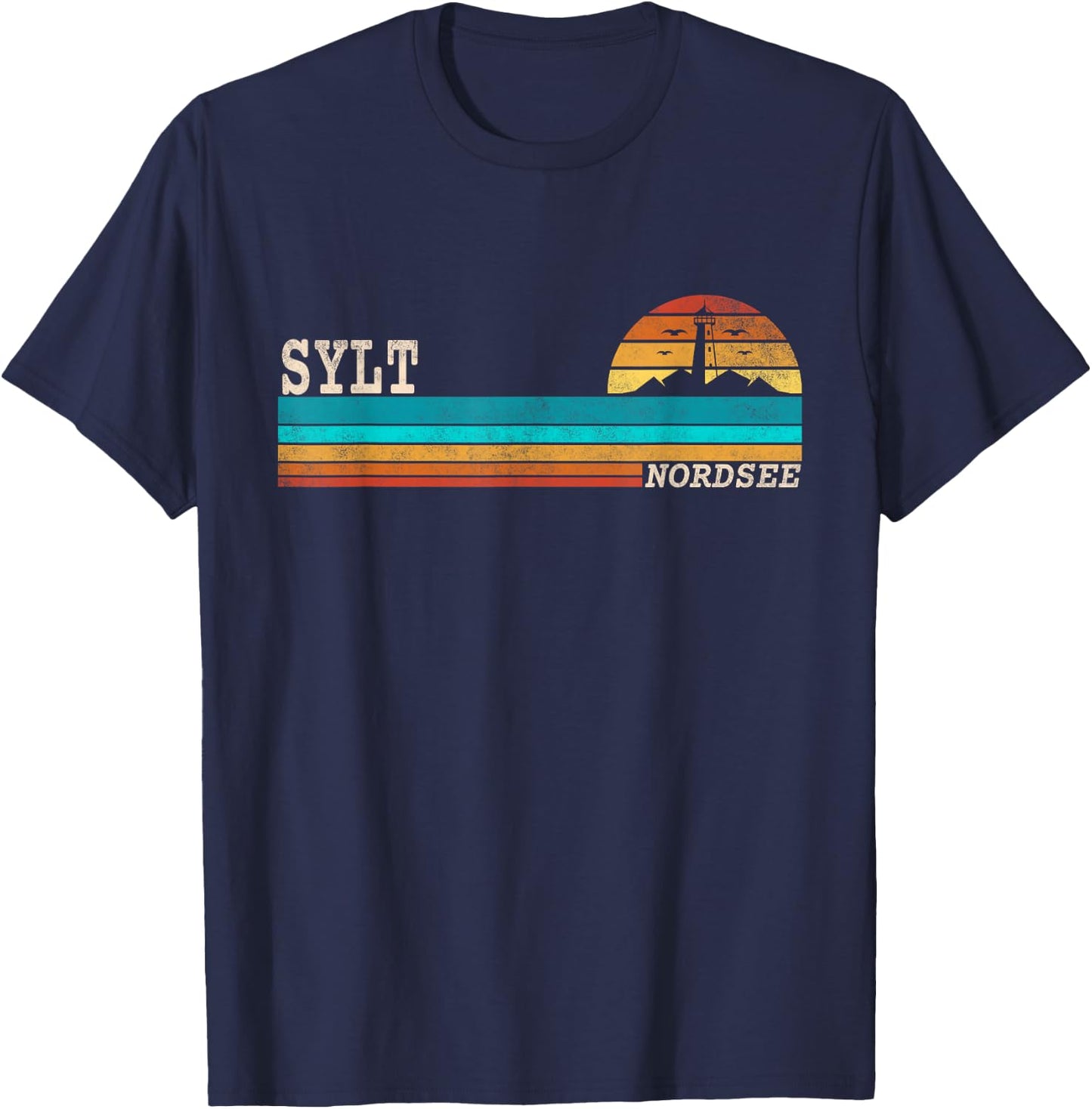 Nordseeinsel Sylt T-Shirt - T-Shirt | Navy