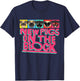 New Pugs On The Block Funny Pug Owner Pop Culture Gift T-Shirt - T-Shirt | Navy