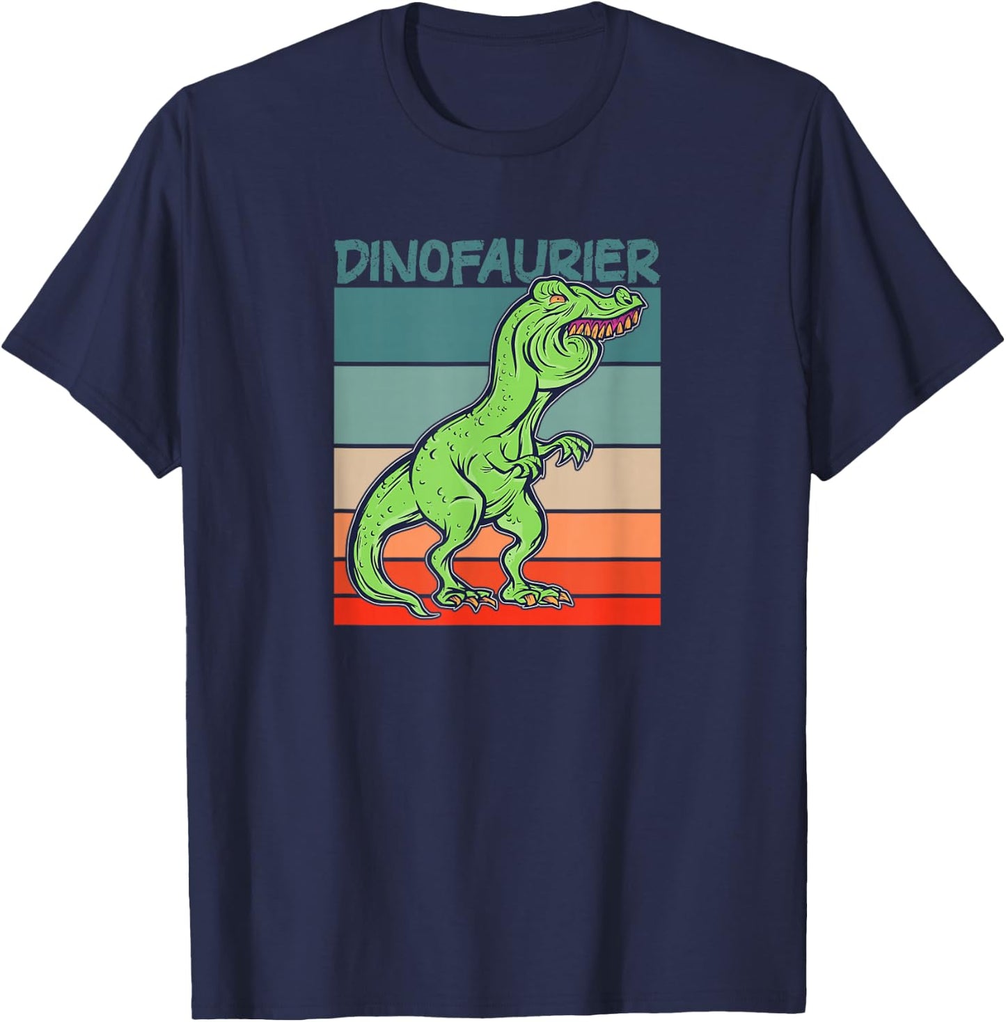Dinosaurier | Dinofaurier | Meme T-Shirt - T-Shirt | Navy
