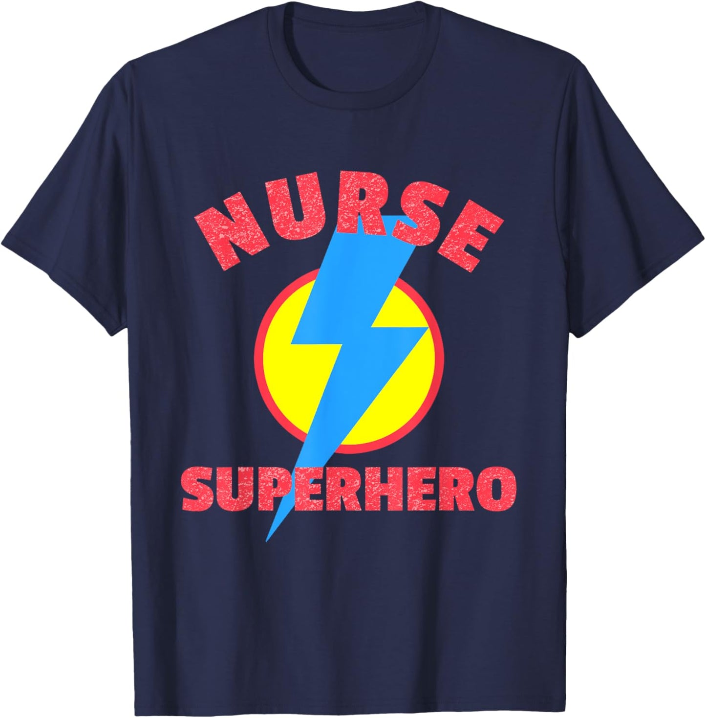 Nurse Superhero - RN Funny Halloween for Nurse T-Shirt - T-Shirt | Navy