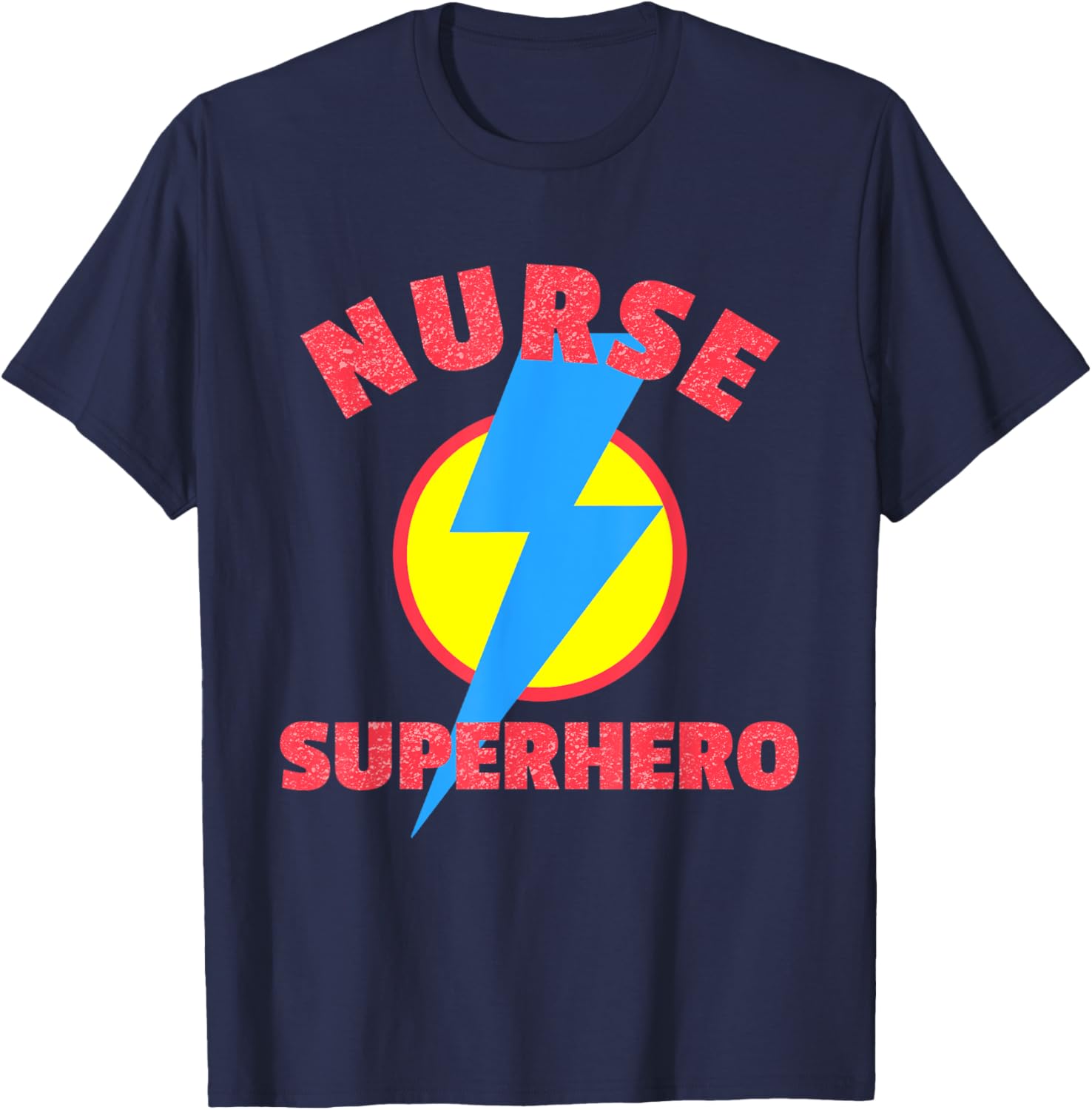 Nurse Superhero - RN Funny Halloween for Nurse T-Shirt - T-Shirt | Navy