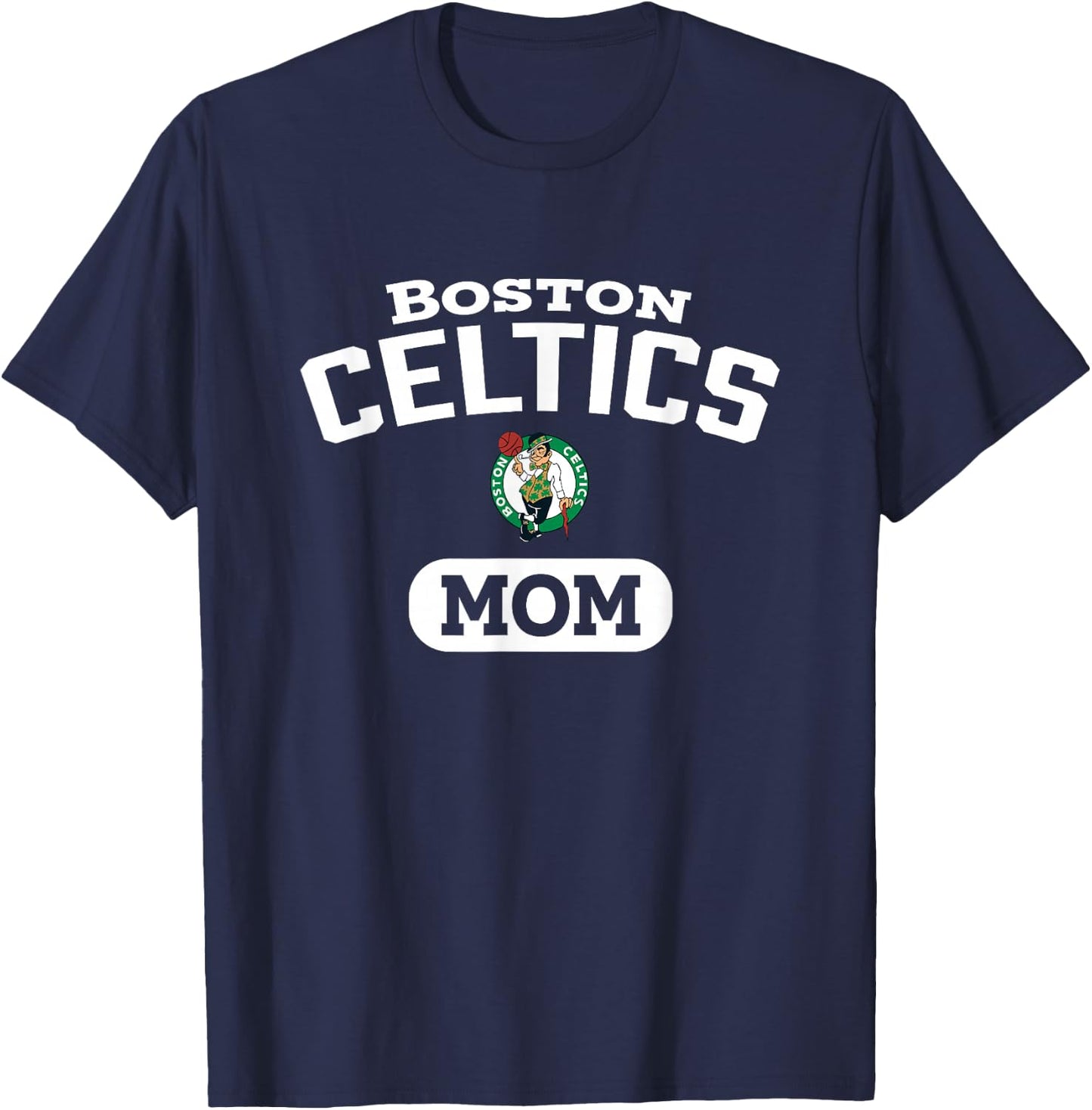 NBA Boston Celtics Mom Arched Team Logo T-Shirt - T-Shirt | Navy