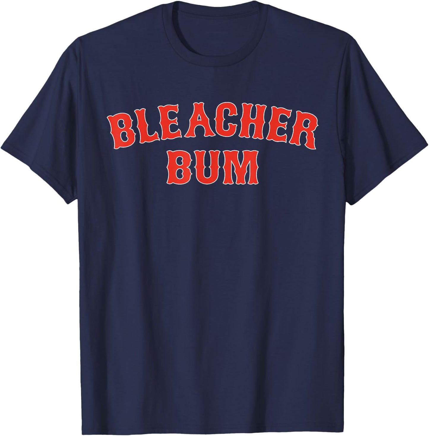 Bleacher Bum Chicago North Side Baseball Ballpark Gift T-Shirt - T-Shirt | Navy