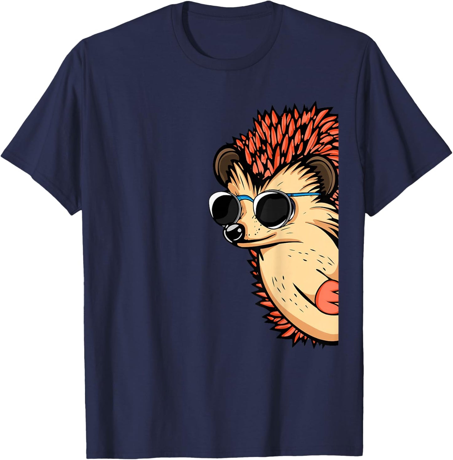 Cool Hedgehog Lovers Children's Sunglasses Hedgehog T-Shirt - T-Shirt | Navy