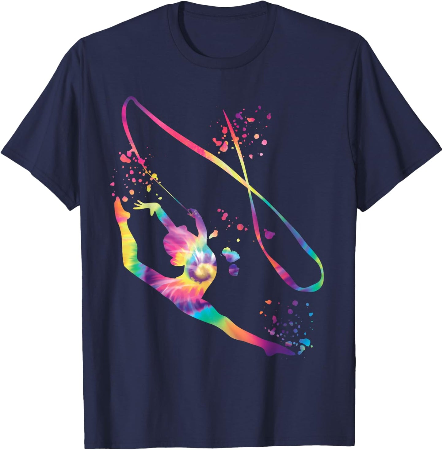 Gymnastic Gymnastics for Girls and Children, black T-Shirt - T-Shirt | Navy