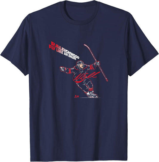 Nikolaj Ehlers - Fly Like an Ehlers - Carolina Hockey T-Shirt - T-Shirt | Navy