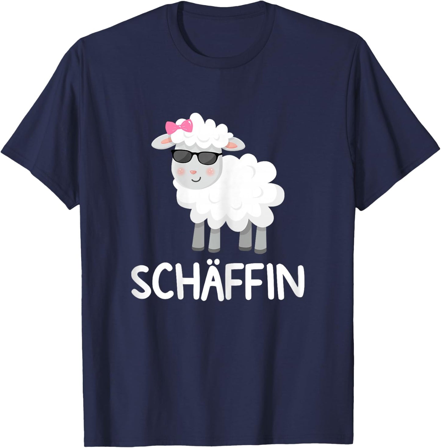 Schäffin Chefin Schäf , black T-Shirt - T-Shirt | Navy