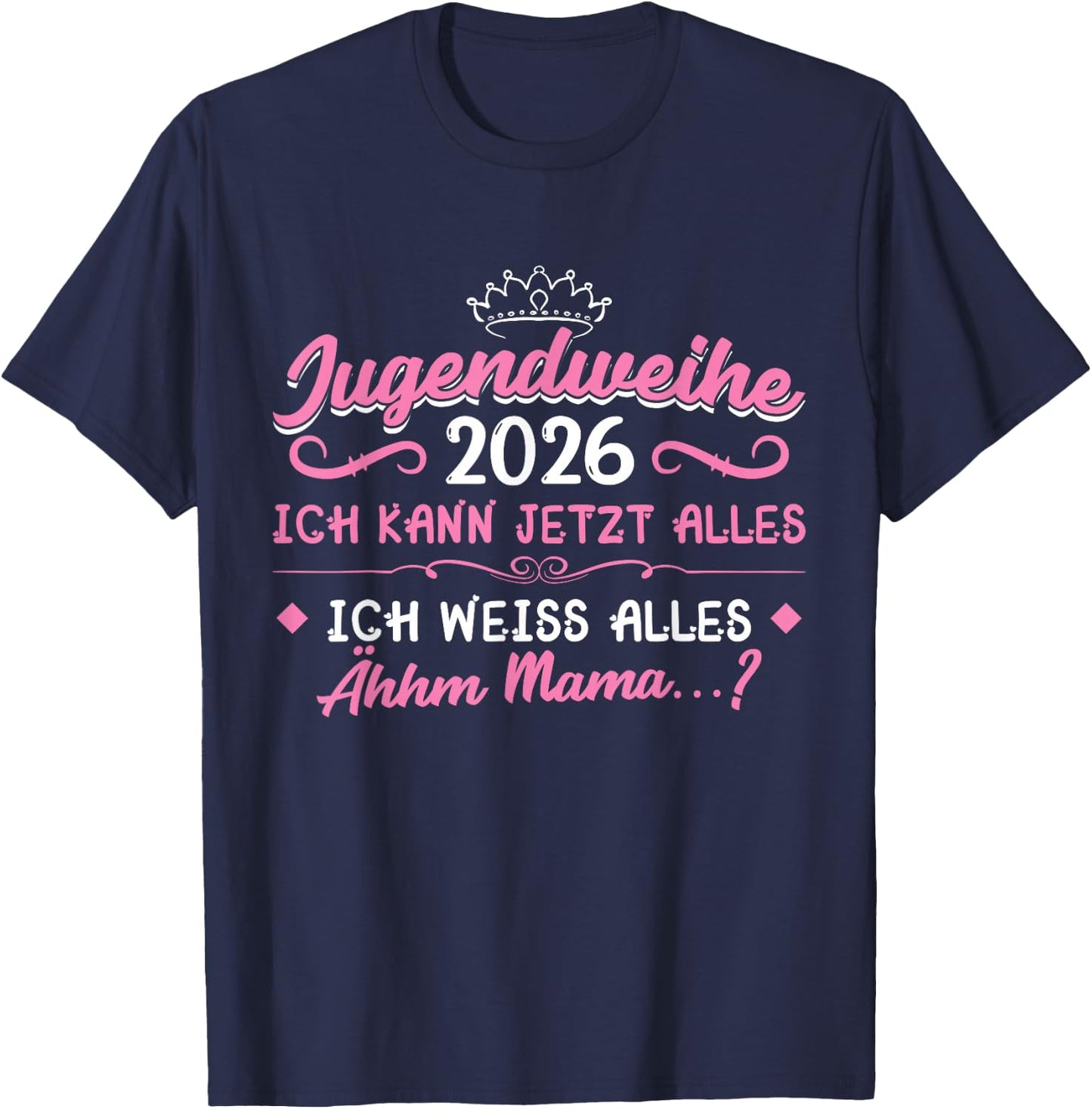 Jugendweihe 2026 Mädchen Junge T-Shirt - T-Shirt | Navy