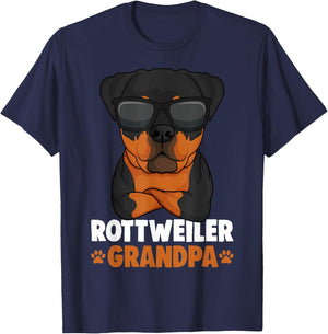 Rottweiler Grandpa Rottie Dog Men T-Shirt - T-Shirt | Navy