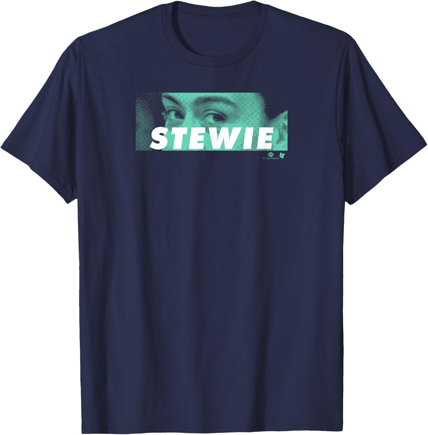 Breanna Stewart - Stewie Eyes - New York Basketball T-Shirt - T-Shirt | Navy