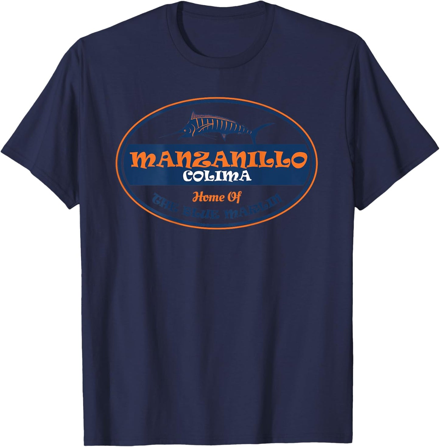 Deep Sea Marlin Fishing Season Shirt T-Shirt - T-Shirt | Navy