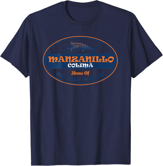 Deep Sea Marlin Fishing Season Shirt T-Shirt - T-Shirt | Navy