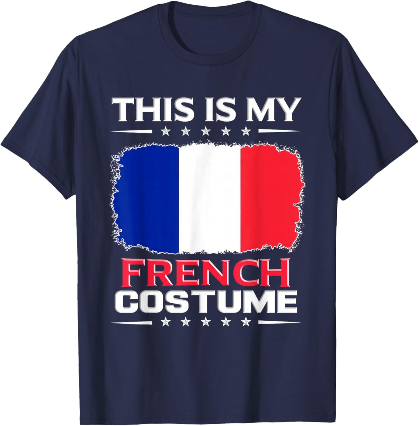 Das ist mein Französisches Kostüm France , black T-Shirt - T-Shirt | Navy