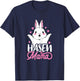 Oster Osterhase Spruch Hasen Ostern Ostereier T-Shirt - T-Shirt | Navy