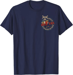 Official Dad Tax If I'm Buyin' I'm Tryin' Racoon Fathers Day T-Shirt - T-Shirt | Navy