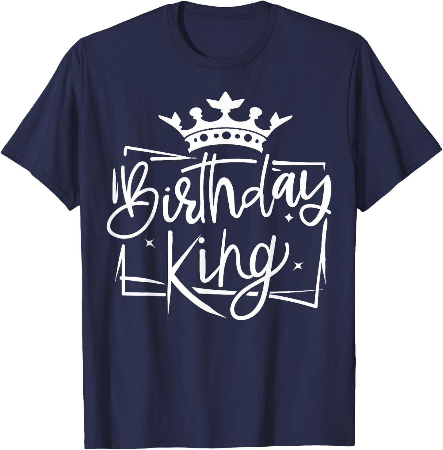 Birthday King T-Shirt - T-Shirt | Navy