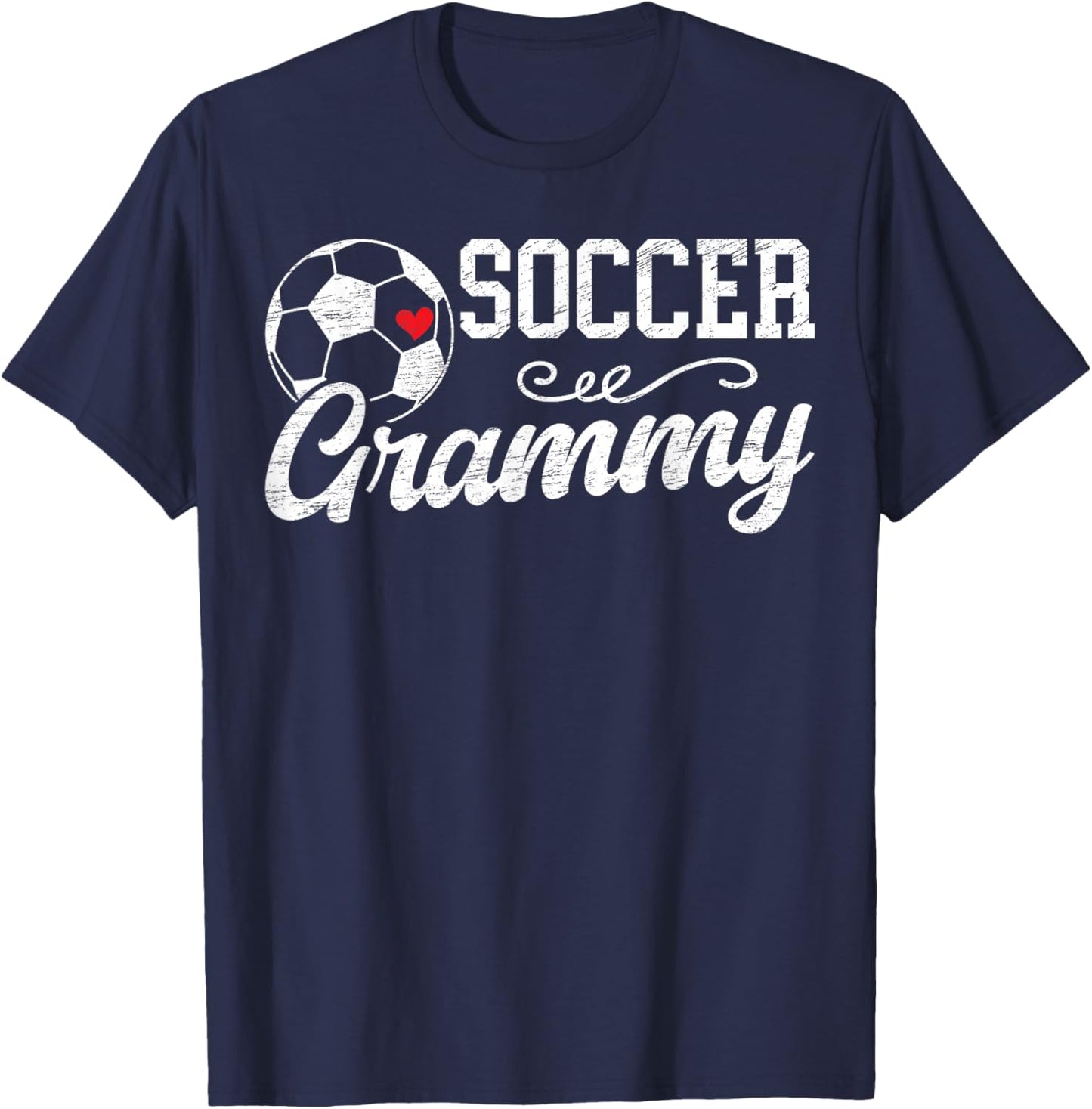Soccer Grammy Grandma Grammy Of A Soccer Player Grammy T-Shirt - T-Shirt | Navy