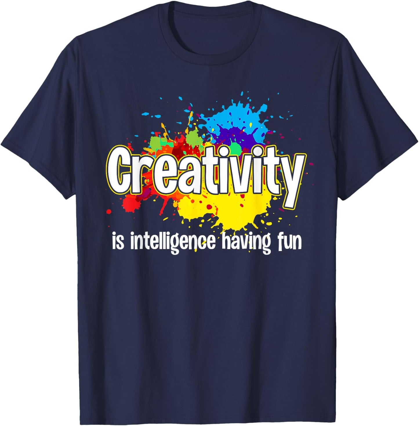 Artist Art Women Creative Drawing Teacher Creativity T-Shirt - T-Shirt | Navy