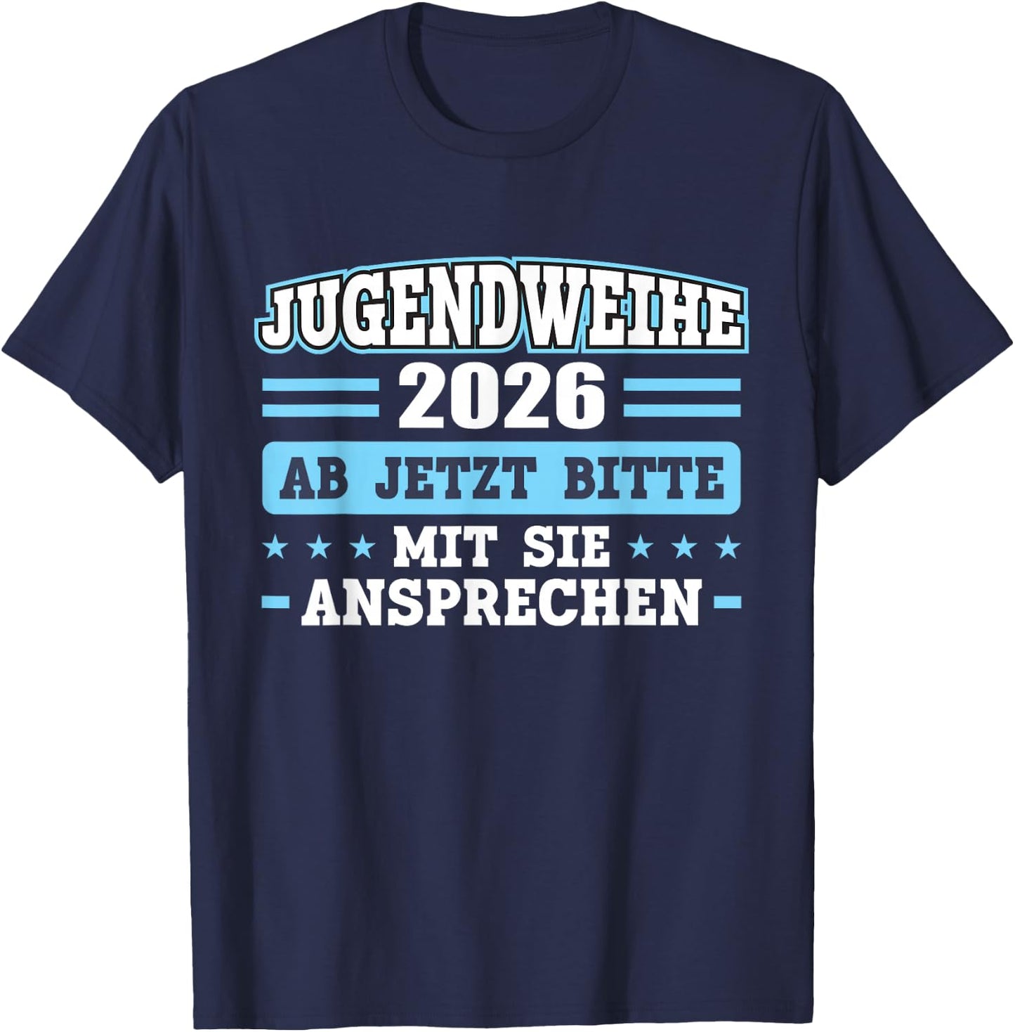 Jugendweihe 2026 Mädchen Junge T-Shirt - T-Shirt | Navy