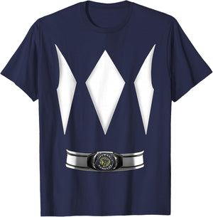 Power Rangers Halloween Red Ranger Costume T-Shirt - T-Shirt | Navy