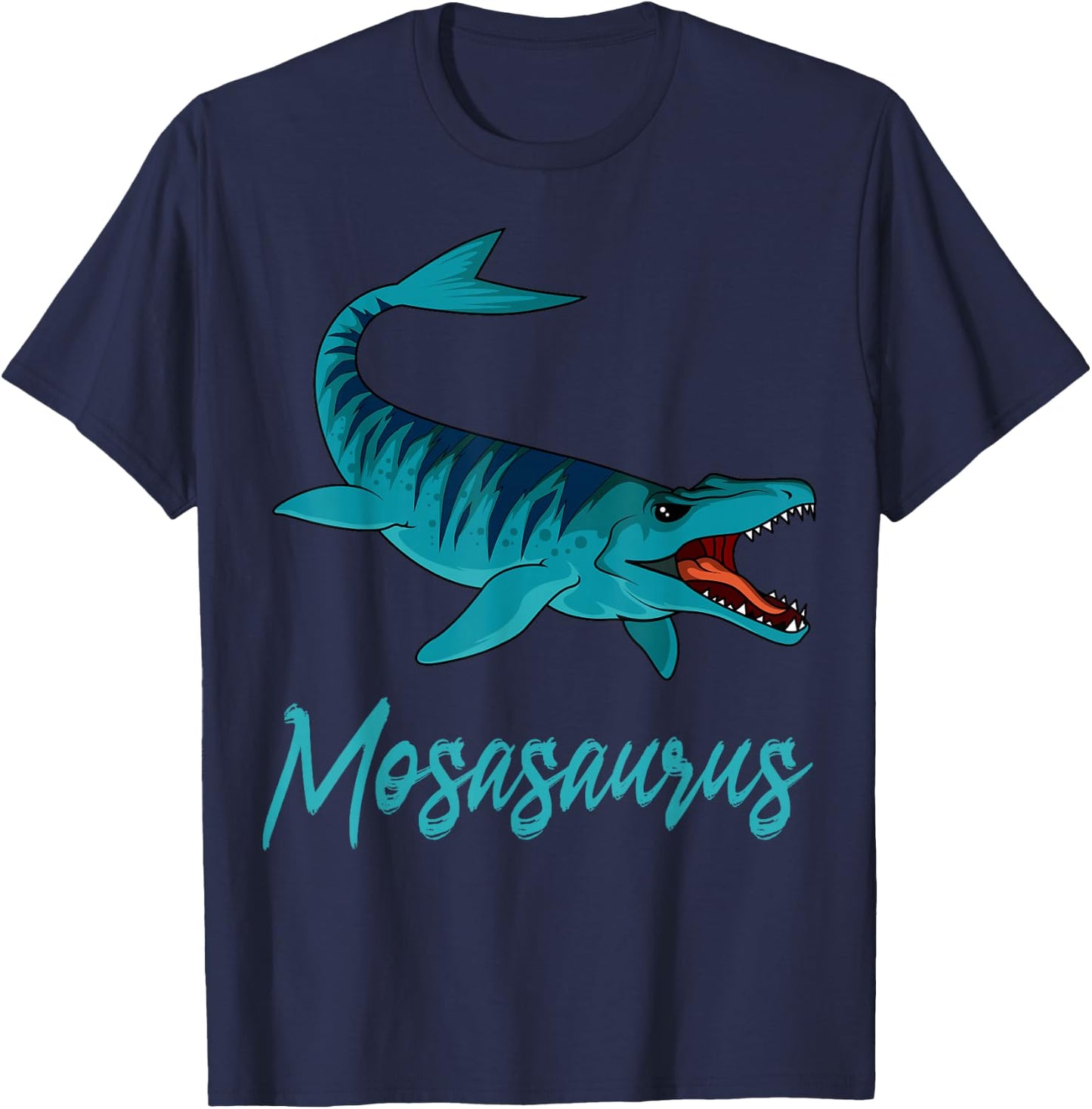 Mosasaurus Aquatic Dinosaur Paleontologist Prehistoric T-Shirt - T-Shirt | Navy