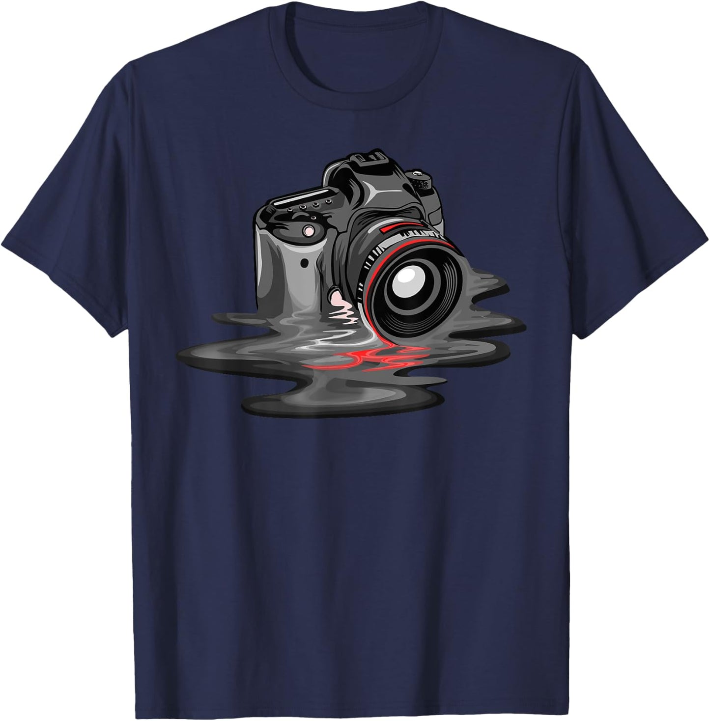 Funny Camera Gift Photographers Men Women Photography T-Shirt - T-Shirt | Navy