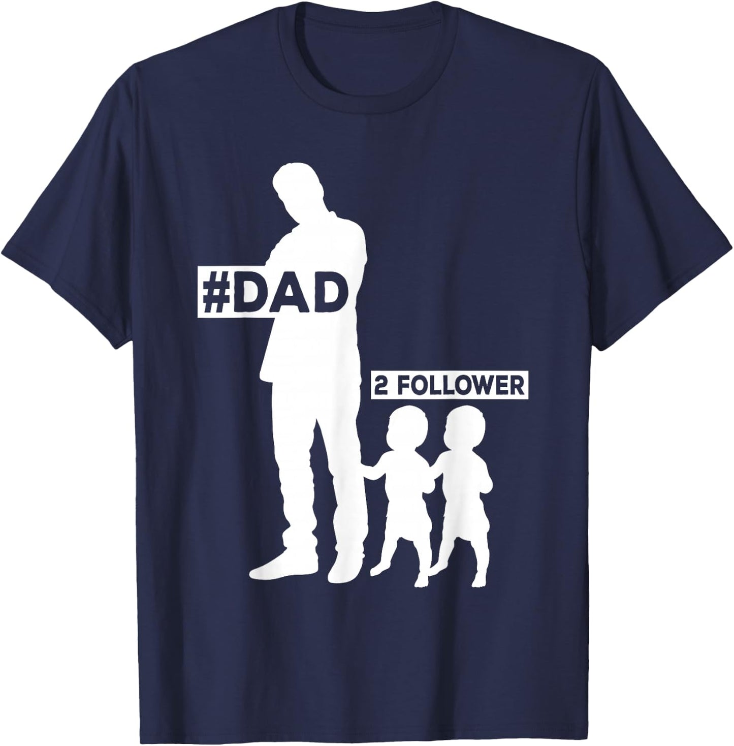 Zwillinge Zwillingspapa Vater Papa Zwillinge Vatertag T-Shirt - T-Shirt | Navy