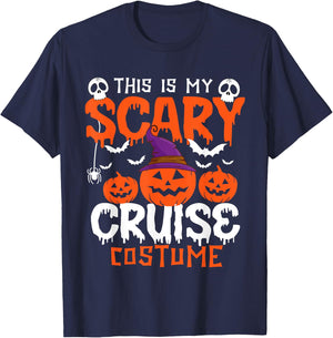 This Is My Scary Cruise Costume Halloween T-Shirt - T-Shirt | Navy