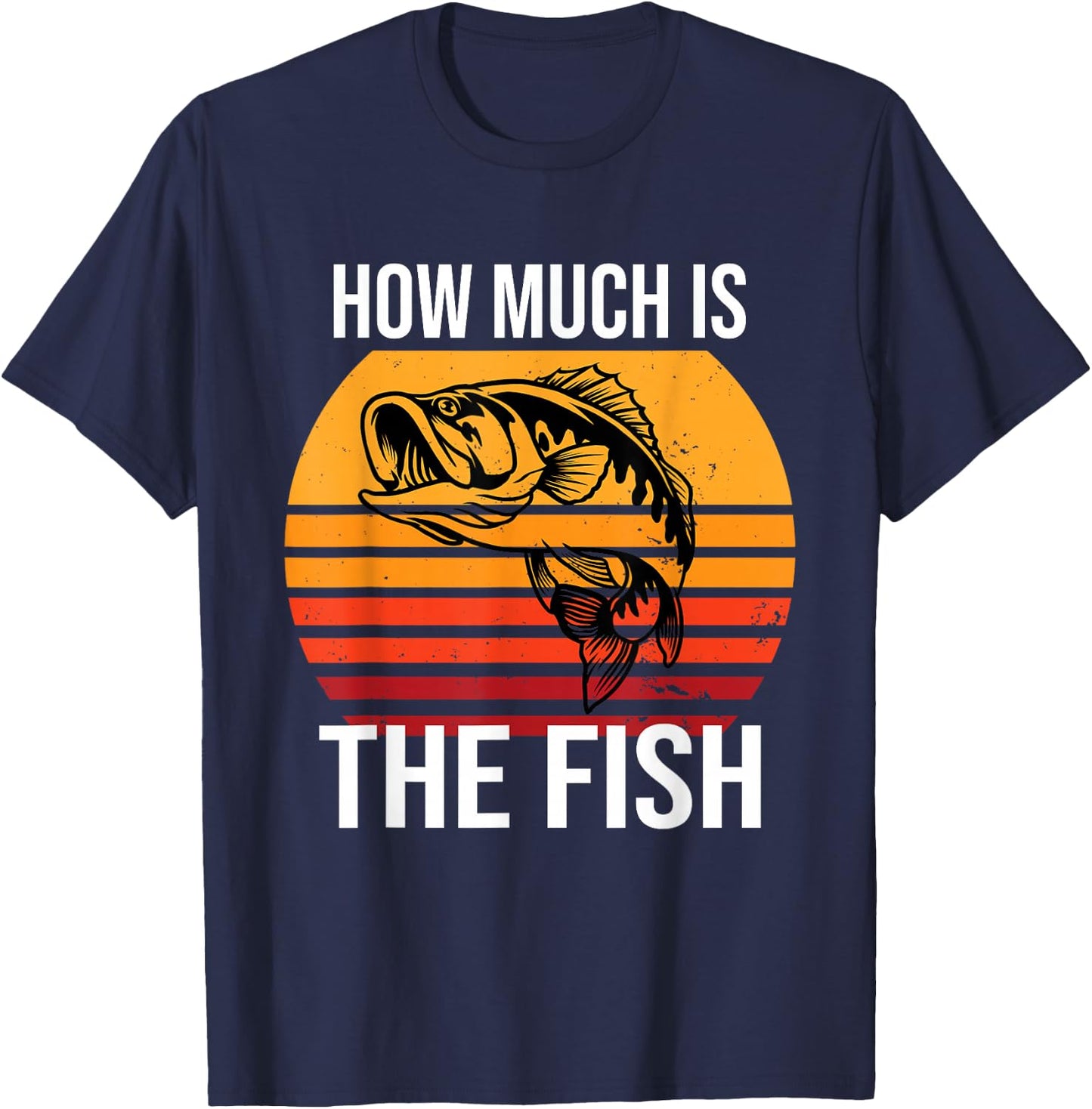 How much is the Fish , black T-Shirt - T-Shirt | Navy