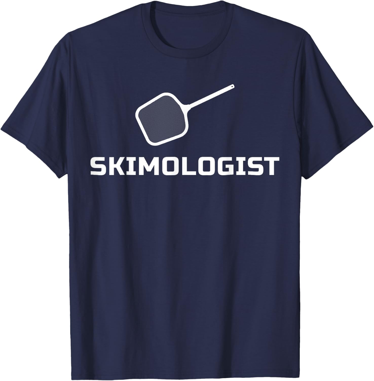 Skimologist Pool Maintenance Guy T-Shirt - T-Shirt | Navy