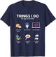 Things I Do In My Spare Time Aquarium Coral Frag - Frag life T-Shirt - T-Shirt | Navy