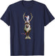 Frozen Olaf & Sven Reindeer Snowman , black T-Shirt - T-Shirt | Navy