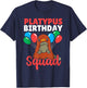 Platypus Birthday Squad - Kids Platypus Birthday T-Shirt - T-Shirt | Navy