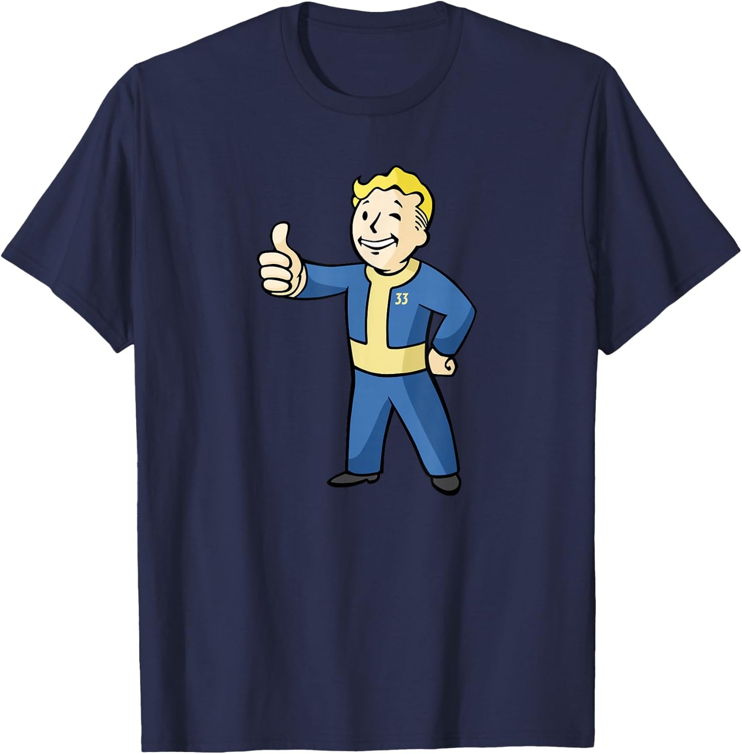 Fallout - Vault Boy , black T-Shirt - T-Shirt | Navy