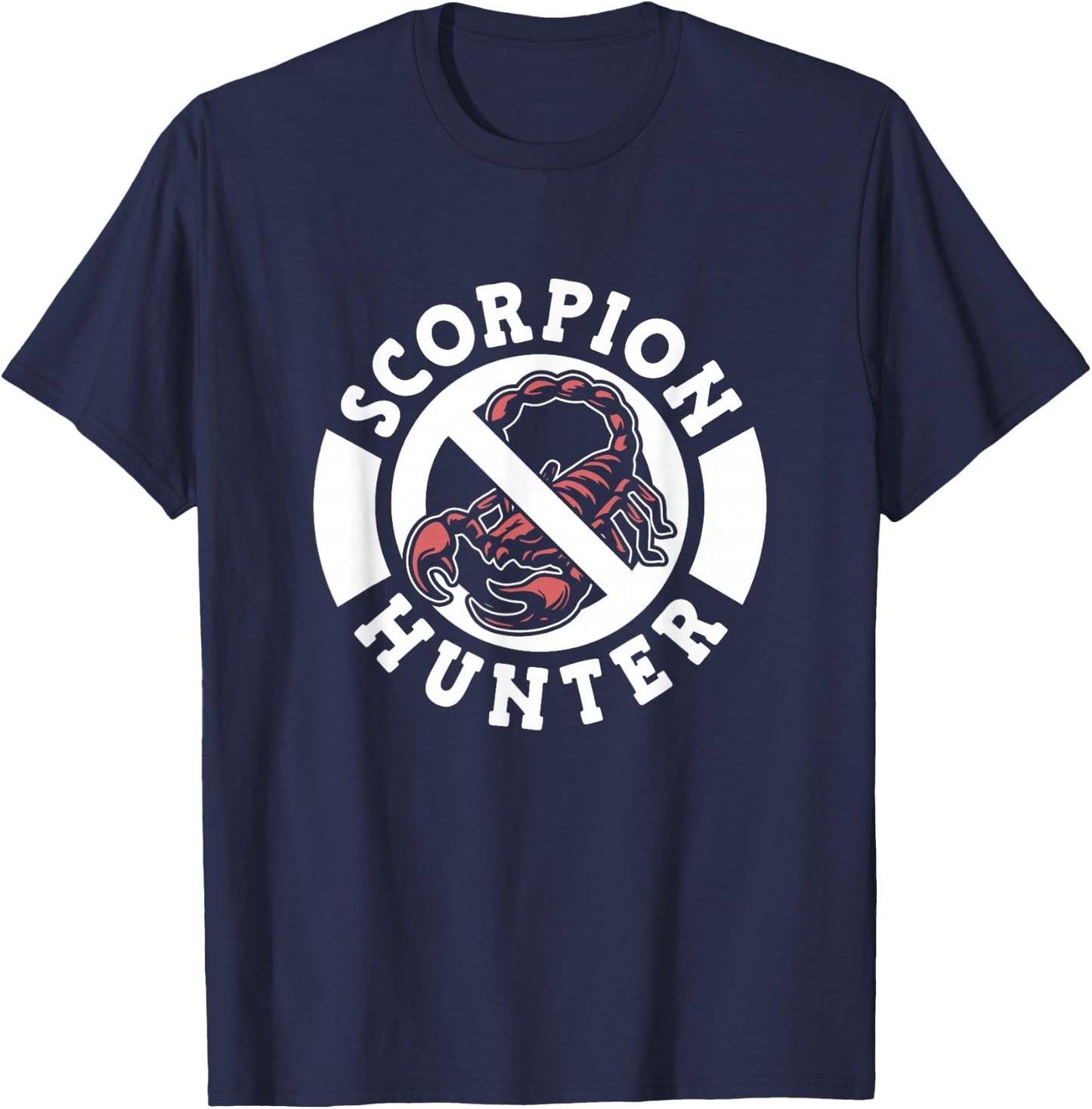 Scorpion Hunter Hunting T-Shirt - T-Shirt | Navy