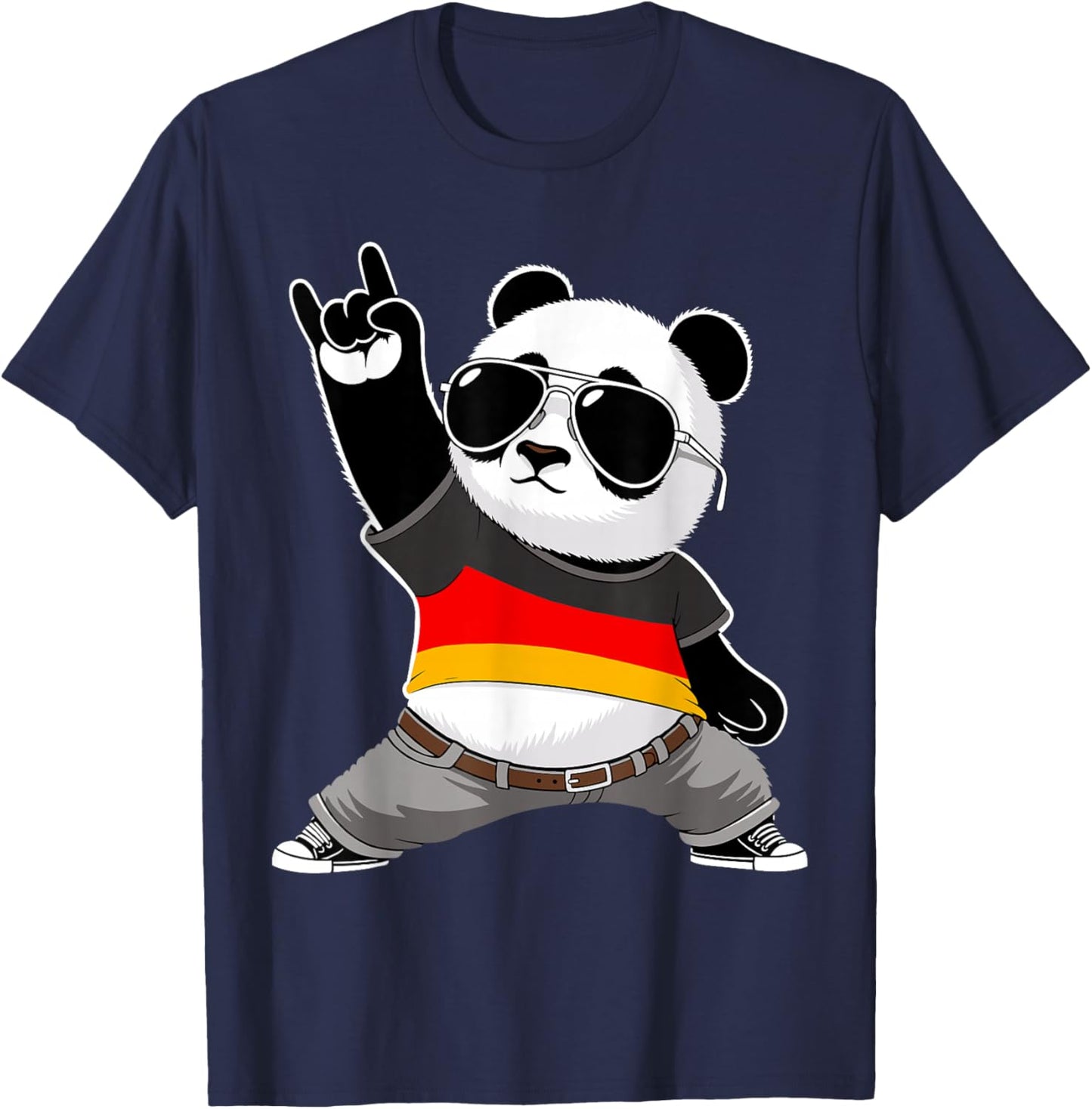 Deutschlandflagge Herren Damen Kinder Deutschland T-Shirt - T-Shirt | Navy