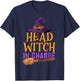 Head Witch In Charge Funny Halloween Costume for Witches T-Shirt - T-Shirt | Navy
