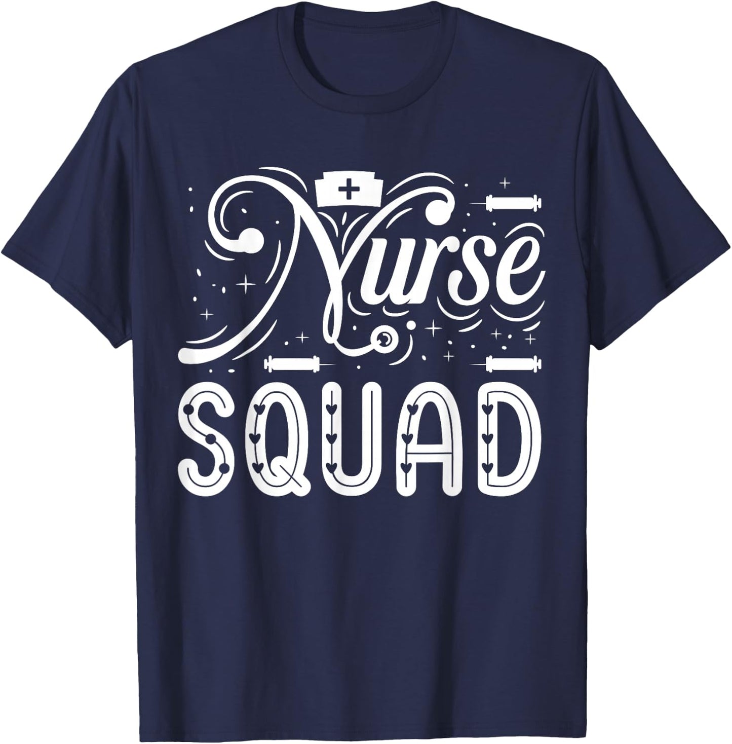 Nurse Squad | Nurse T-Shirt - T-Shirt | Navy