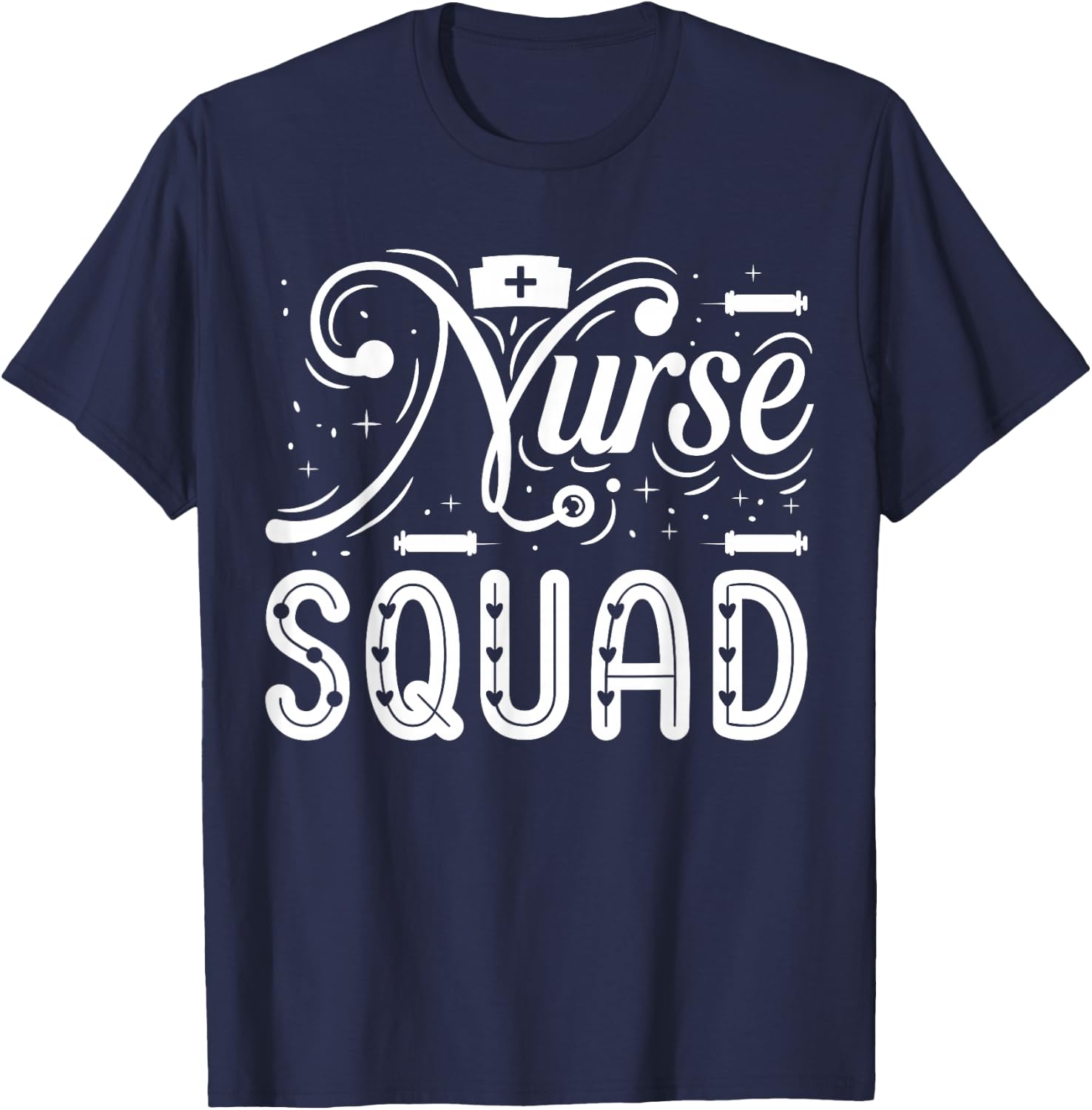 Nurse Squad | Nurse T-Shirt - T-Shirt | Navy