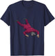 Ace Attorney Investigations Collection Faceplant Edgeworth , Black, S T-Shirt - T-Shirt | Navy