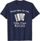 Polka Music T Shirt Accordion Polka Music Rocks Shirt Gift T-Shirt - T-Shirt | Navy