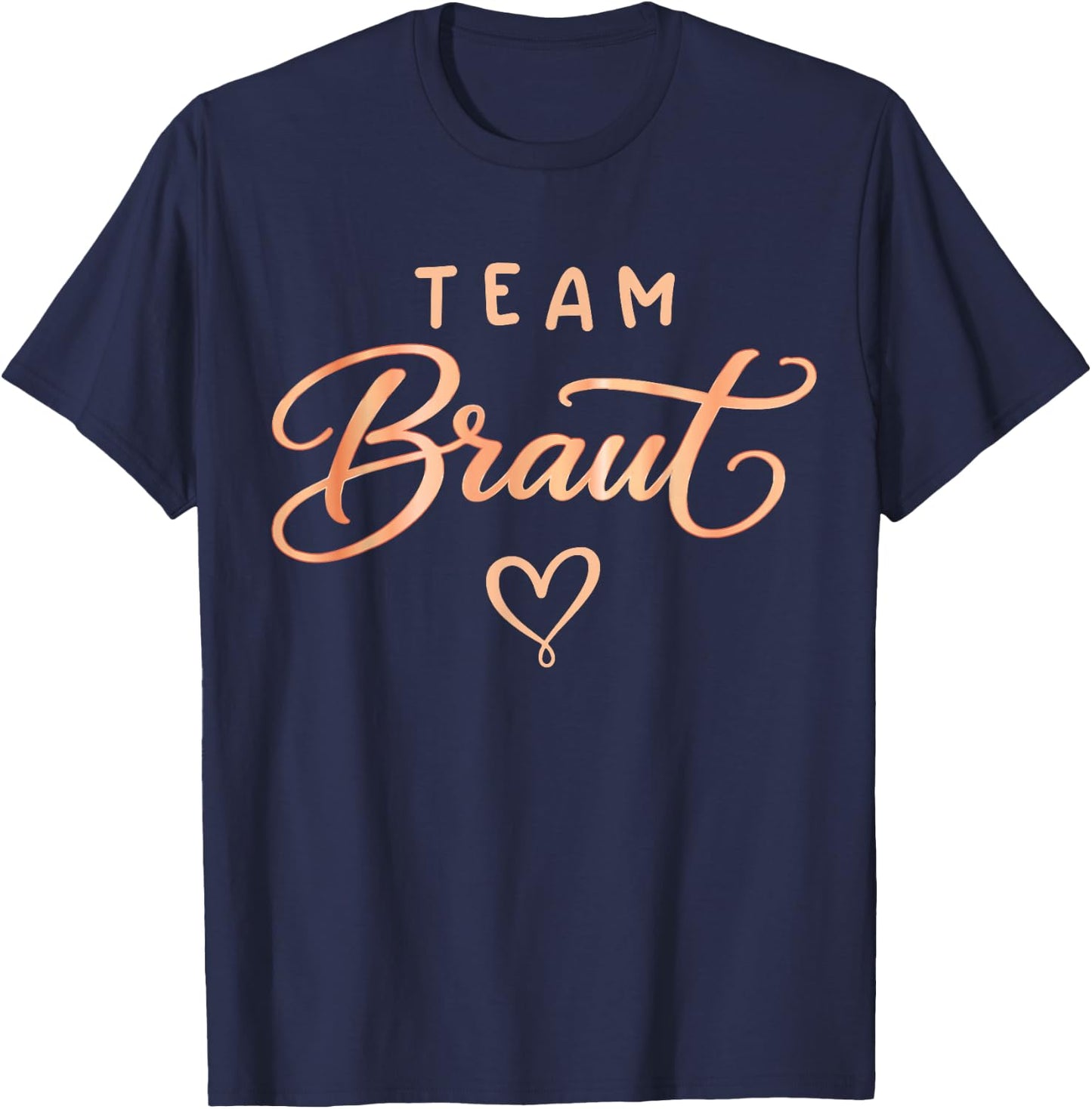 JGA Frauen Junggesellenabschied Poltern Team Braut T-Shirt - T-Shirt | Navy