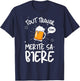 Noel Funny Beer Man Funny Beer Pressure , Black, S T-Shirt - T-Shirt | Navy