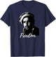 Free Afghanistan Freedom Fighter Massoud Afghan Design T-Shirt - T-Shirt | Navy