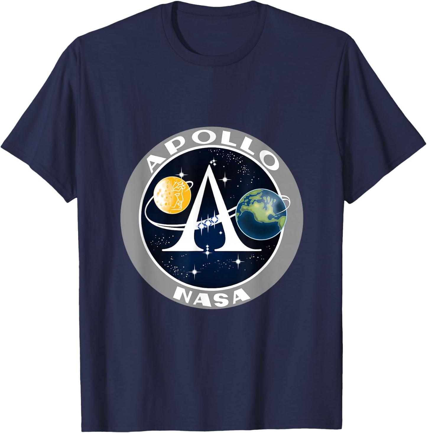 Apollo Program - Moon Landing 1969 - NASA Merchandise T-Shirt - T-Shirt | Navy