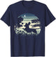 Dachshund Wiener Dog Sunset Garden Nature Lover T-Shirt - T-Shirt | Navy
